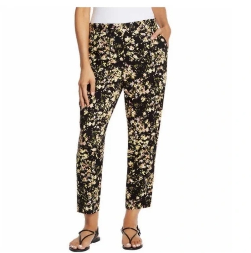 Jessica Simpson,Floral Print Women's Pants, Size M